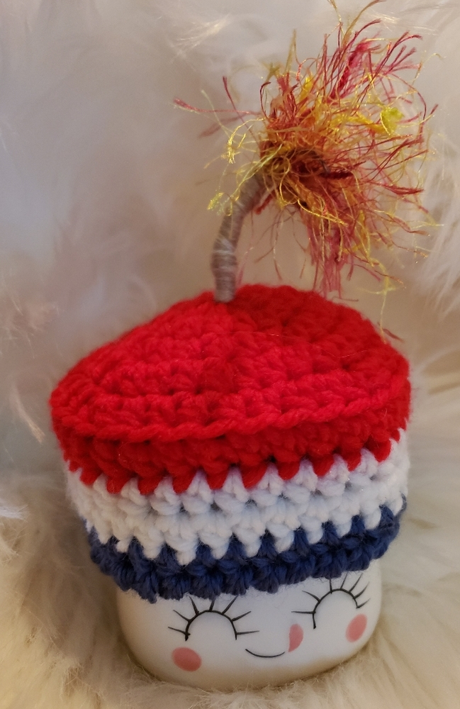 Firecracker marshmallow mug hat